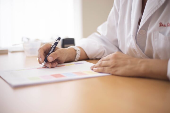 Doctor discussing a weight-loss medication prescription with a patient